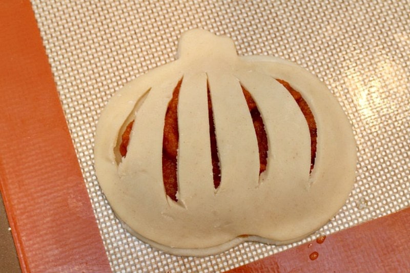 pumpkin pop tart ready for the oven