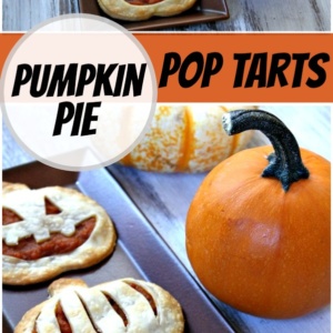 pinterest collage image for pumpkin pie pop tarts