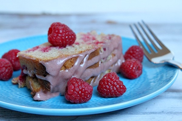 Raspberry- Cinnamon Loaf Cake