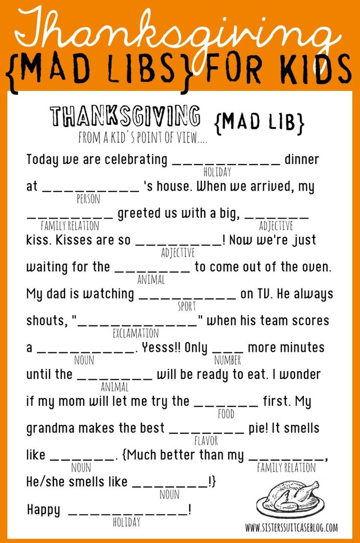 Thanksgiving Dinner Menu