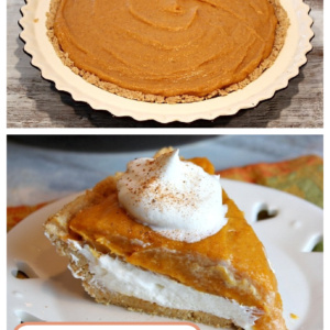 No Bake Double Layer Pumpkin Pie Pinterest Pin
