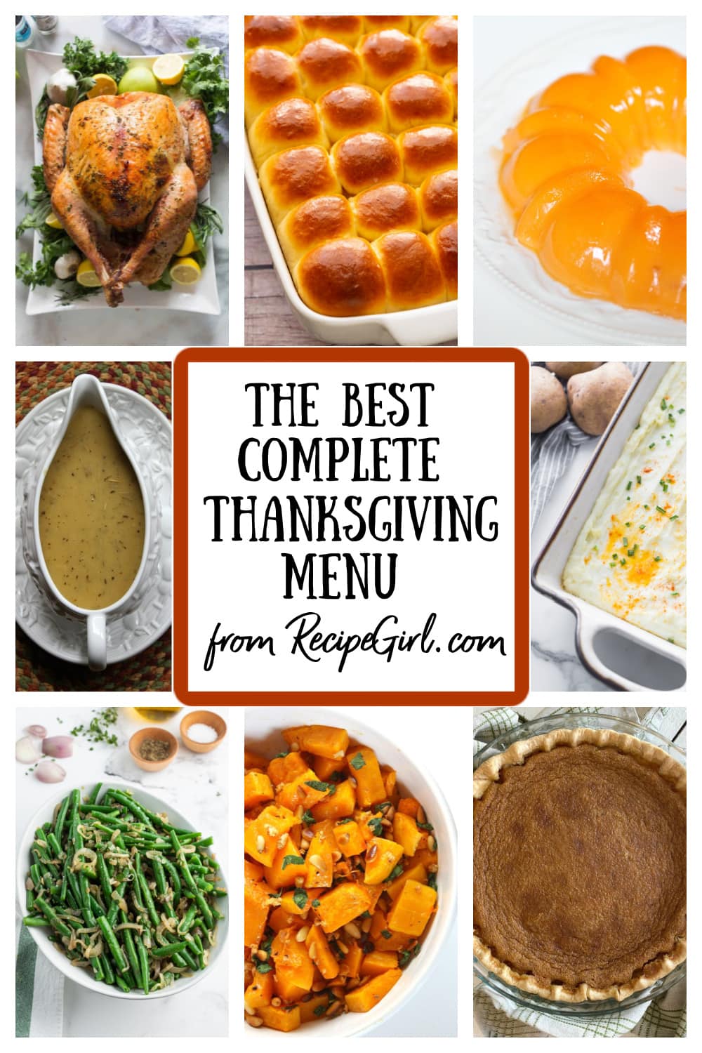 Best Thanksgiving Menu Recipe Girl