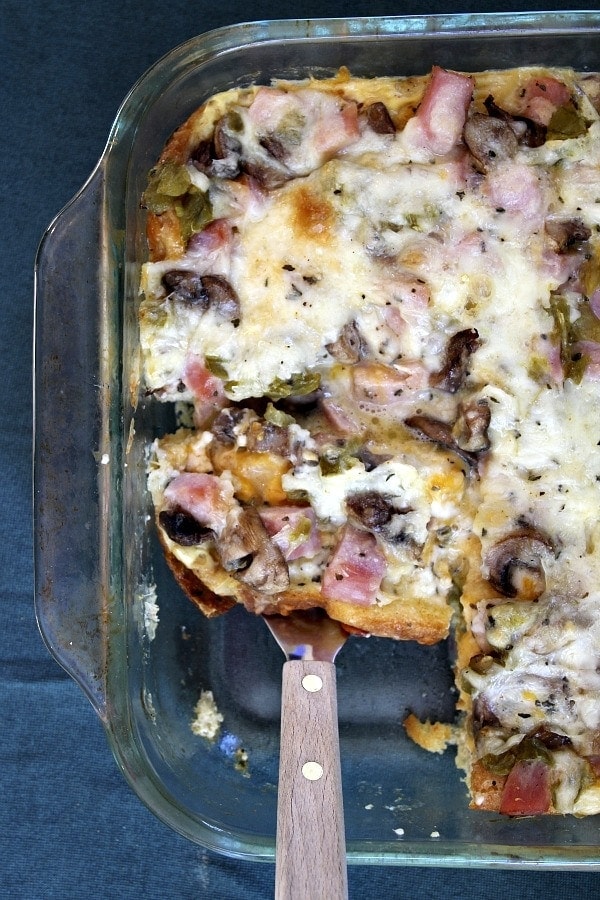 Overnight Ham and Cheese Bake