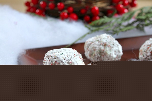 Chocolate Snowball Cookies
