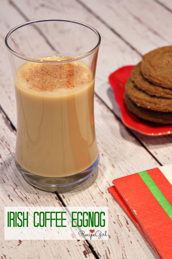 Irish Coffee Eggnog - RecipeGirl.com