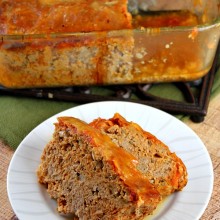 Slow Cooker Chicken Parmigiana Meatloaf