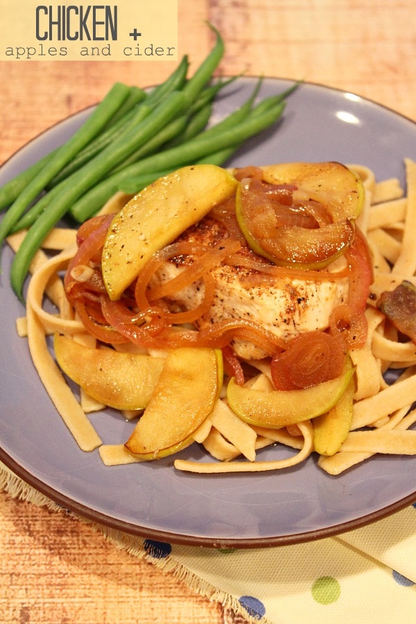 Chicken with Apples and Cider