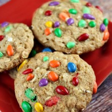 Chocolate Covered Sunflower Seed Oatmeal Cookies