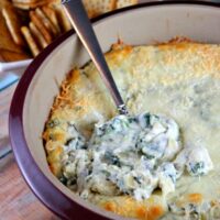 Lighter Spinach and Artichoke Dip