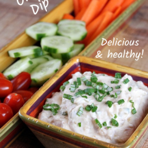 Triple Onion Dip Recipe Pin