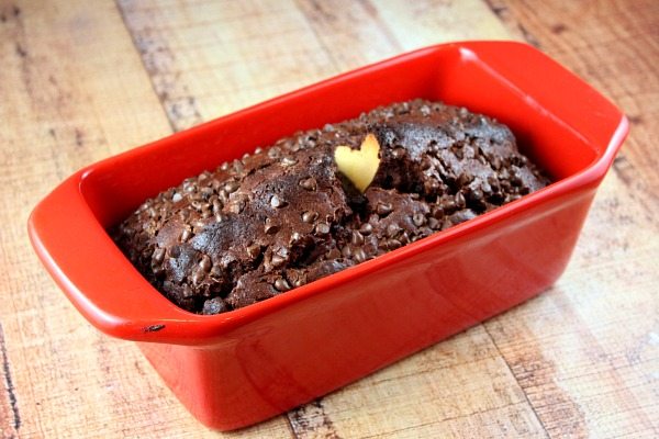 Chocolate Valentine Loaf Cake 