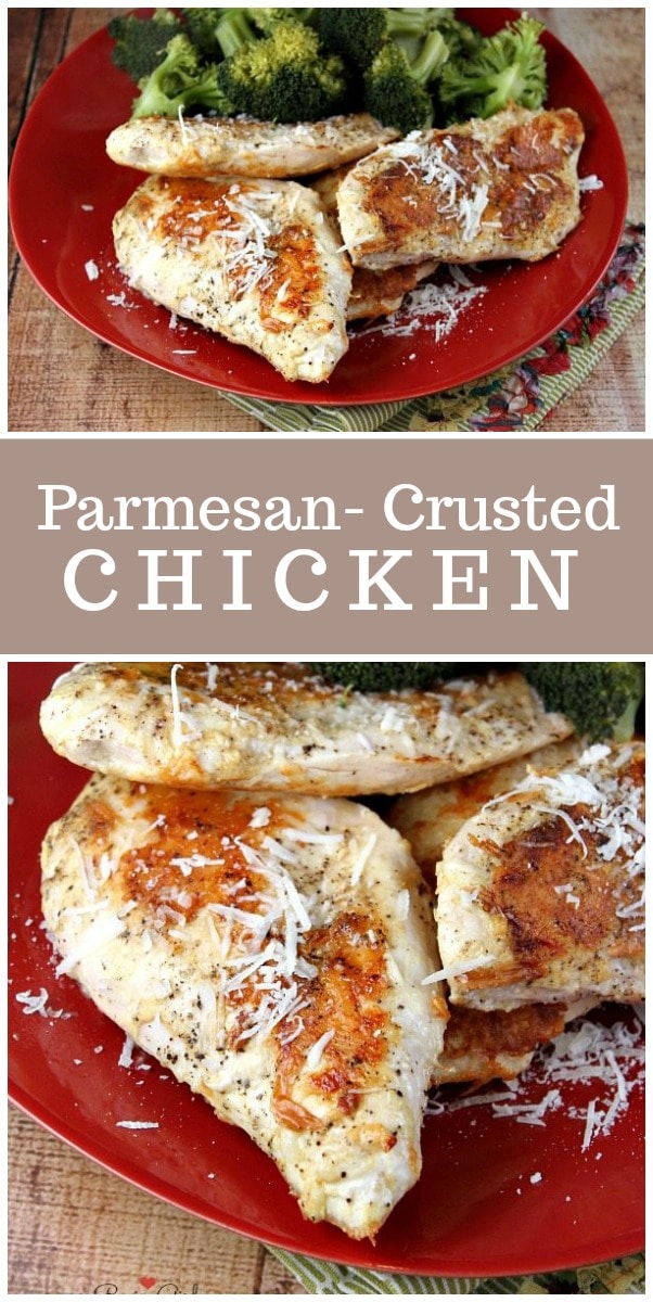 Parmesan Crusted Chicken - Recipe Girl