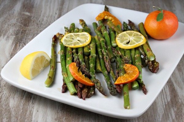 Citrus Roasted Asparagus recipe - RecipeGirl.com