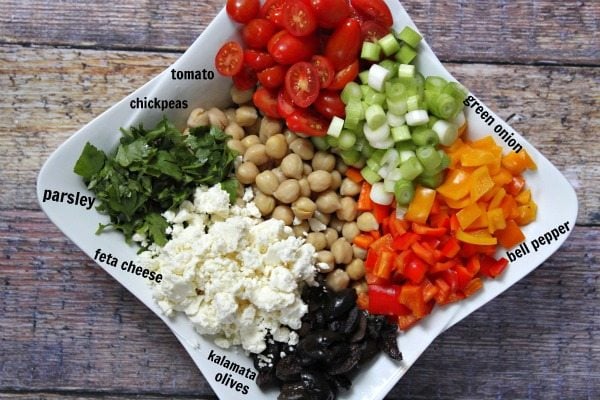 Mediterranean Chickpea Salad - Recipe Girl