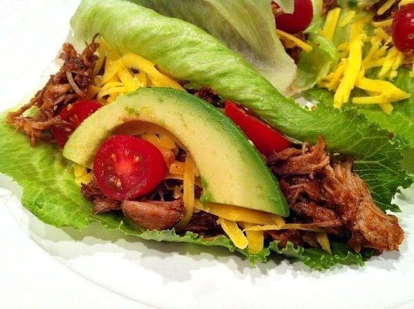 Pulled Pork Lettuce Wraps #recipe