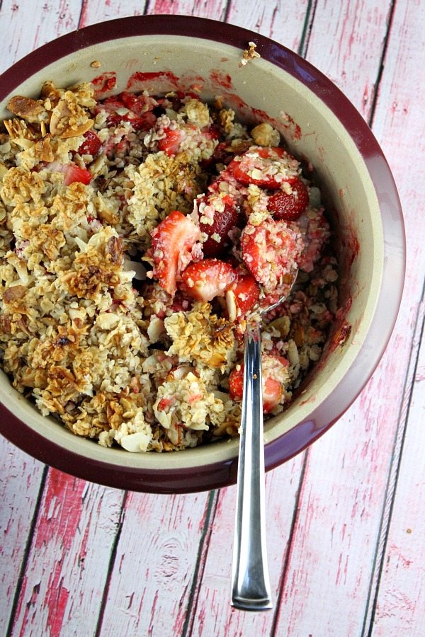 Strawberry Crisp #recipe
