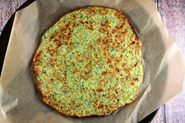 Zucchini Pizza Crust recipe by RecipeGirl.com