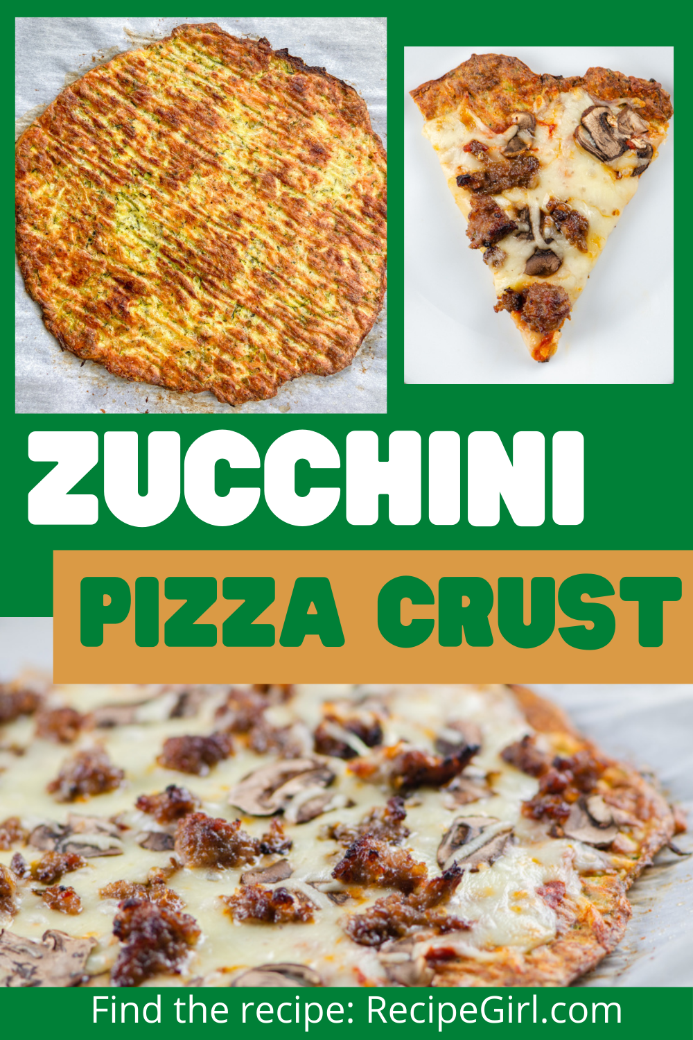 Zucchini Pizza Crust Recipe Girl