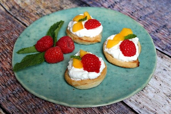 Raspberry- Mango Dessert Bruschetta 6