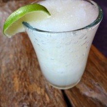 Coconut Rum Limeade Slushie