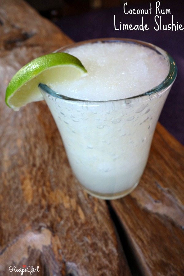 Coconut Rum Limeade Slushie