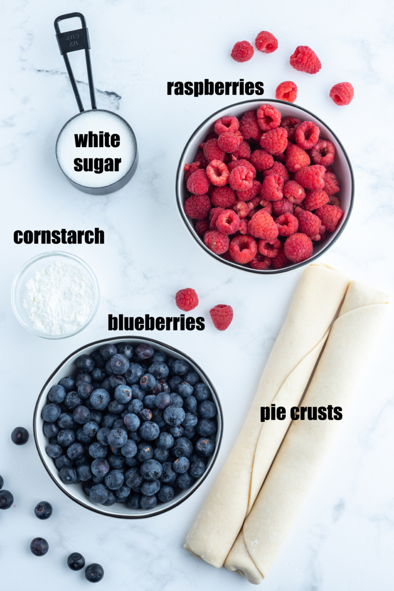 Raspberry Blueberry Pie - Recipe Girl