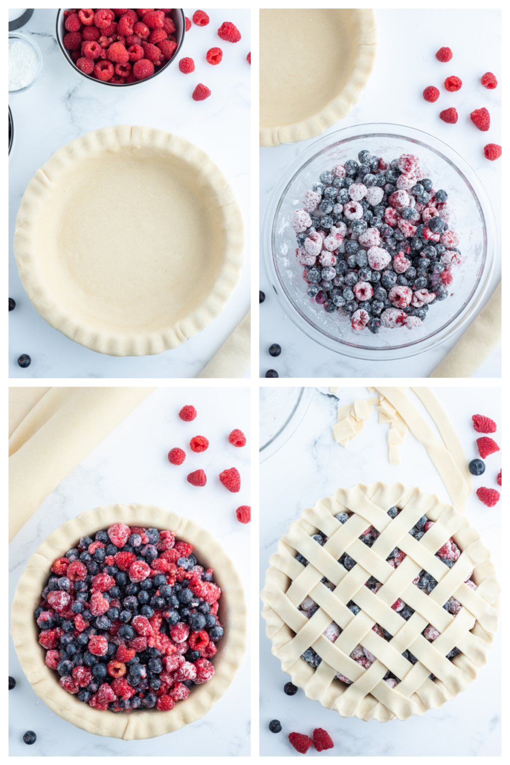 Raspberry Blueberry Pie - Recipe Girl