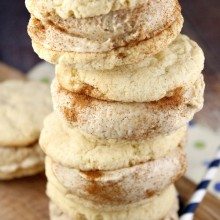 Snickerdoodle Ice Cream Sandwiches