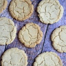 Crunchy Nutmeg Sugar Cookies