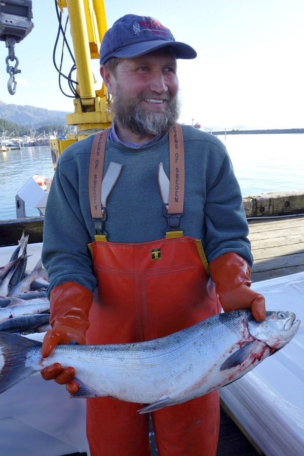 Fisherman in Cordova Harbor