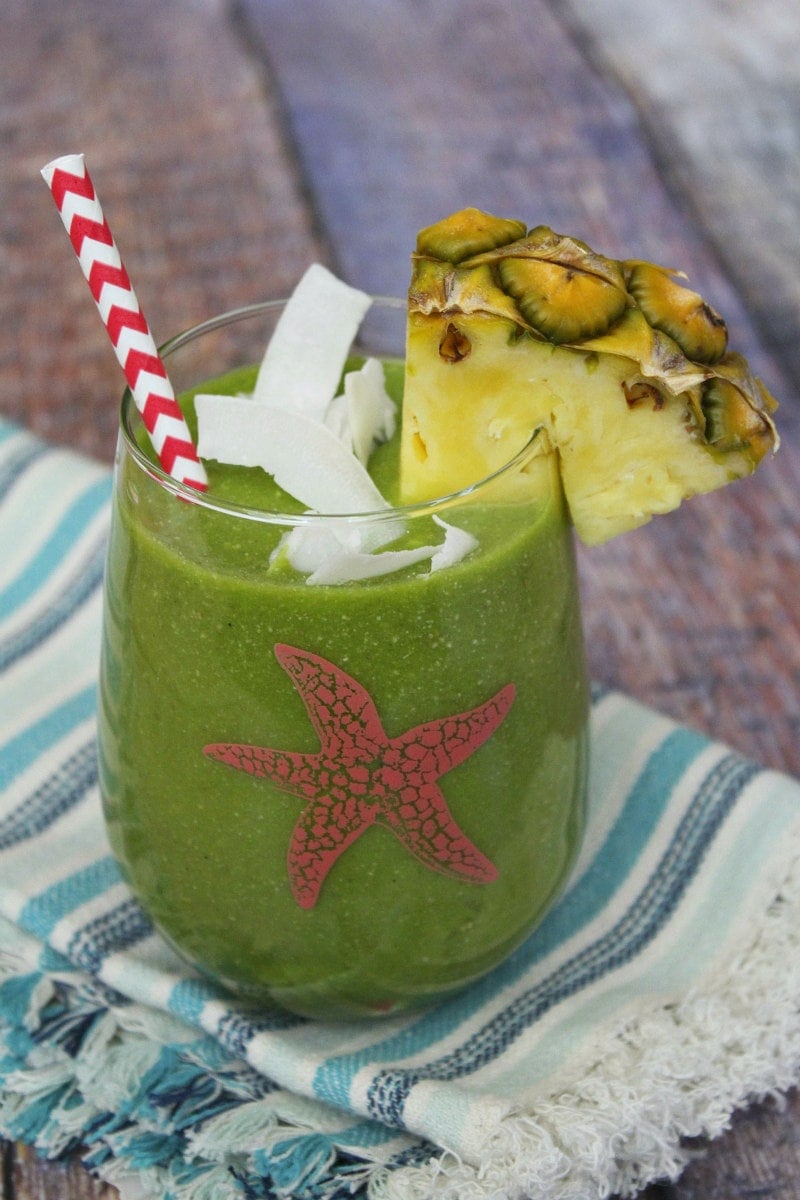 Tropical Green Smoothie Image