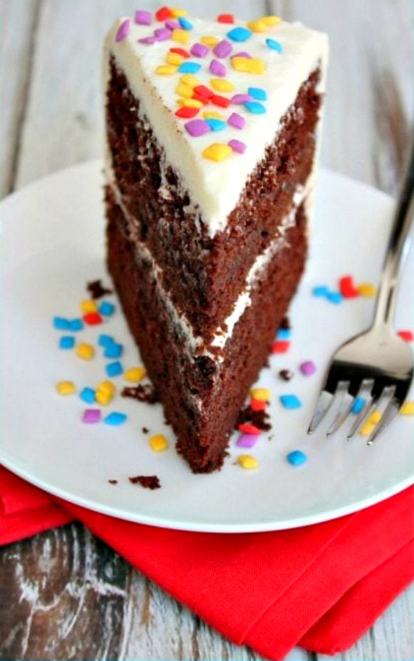 slice of the Best Chocolate Cake