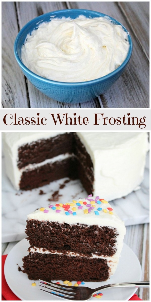 classic white frosting recipe