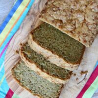 loaf of zucchini bread sliced