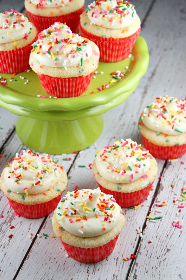 Confetti Cupcakes #recipe