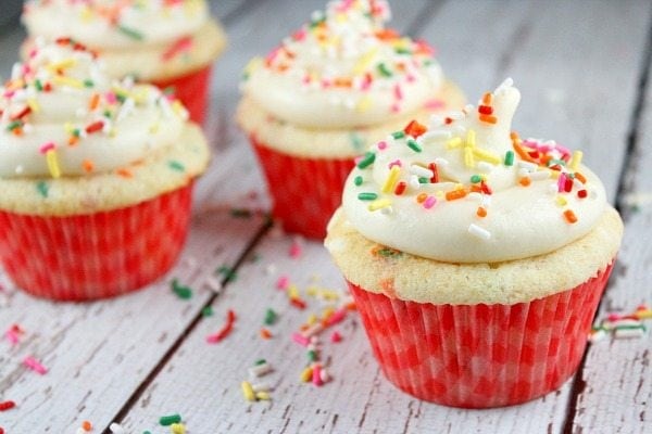 Confetti Cupcakes