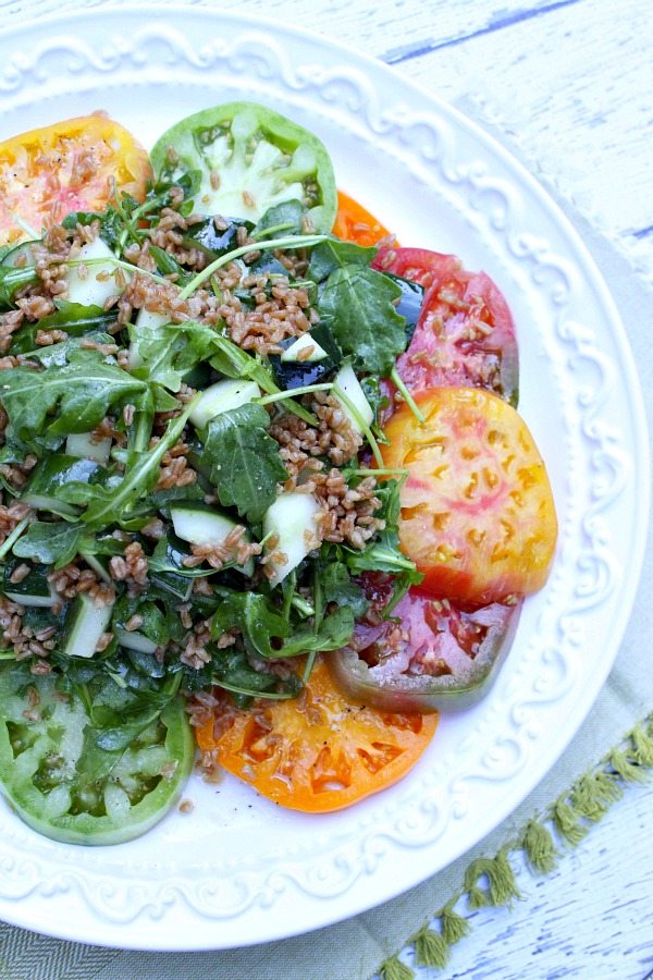 Heirloom Tomato Salad #recipe