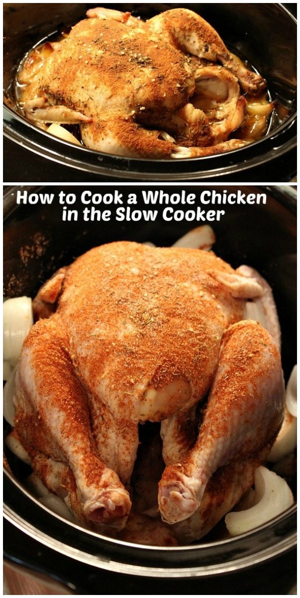 How to Make a Whole Chicken in a Slow Cooker