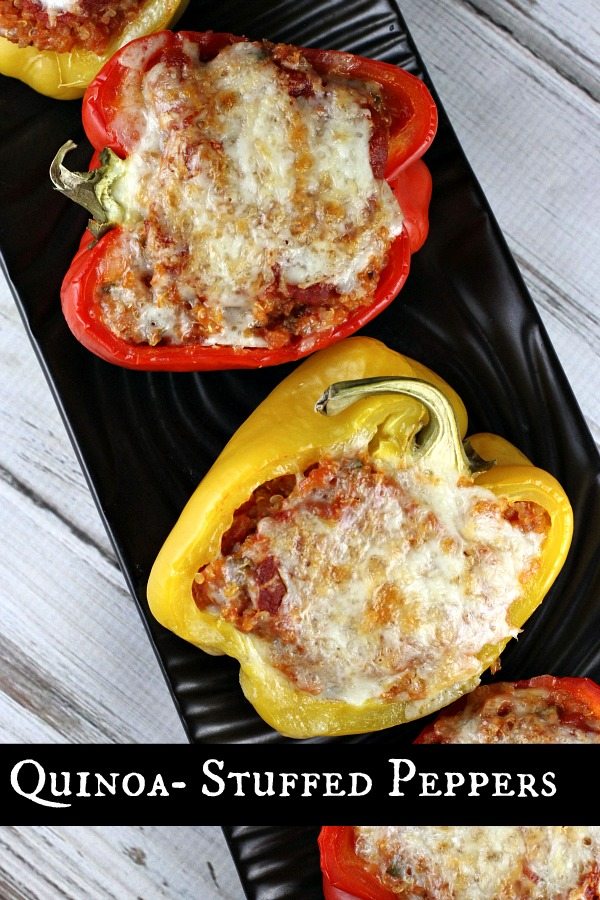 Quinoa Stuffed Peppers recipe from RecipeGirl.com