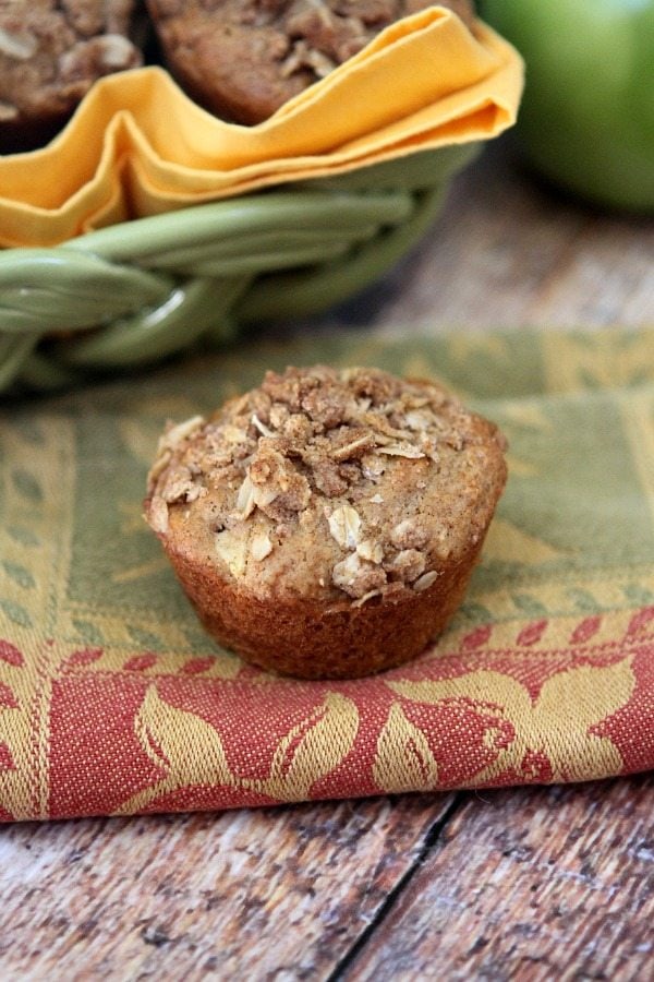 Apple Streusel Muffins - RecipeGirl.com