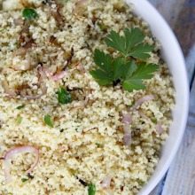 Couscous with Parsley and Shallots