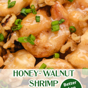 honey walnut shrimp pinterest pin