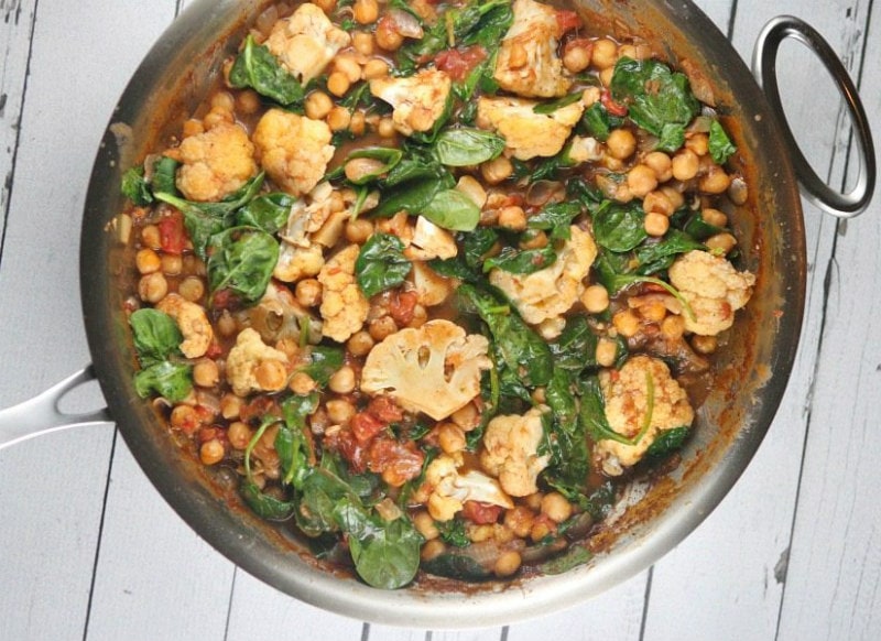 One Pot Coconut Chickpea Curry Image