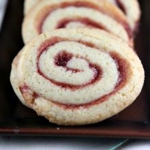 Linzer Pinwheel Cookies