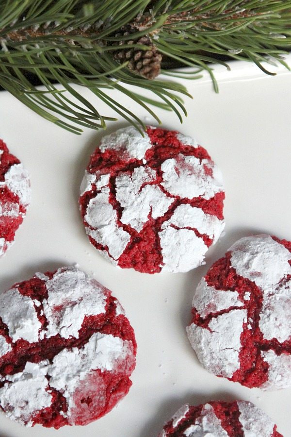 Red Velvet Gooey Butter Cookies