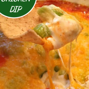 pinterest pin for buffalo chicken dip