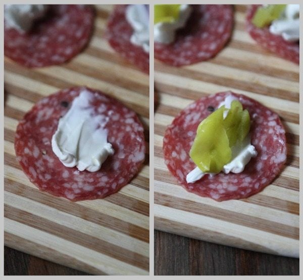 Making Easy Salami Appetizers step-by-step 