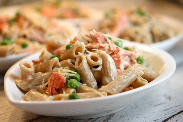 Bowl of Salmon Pasta