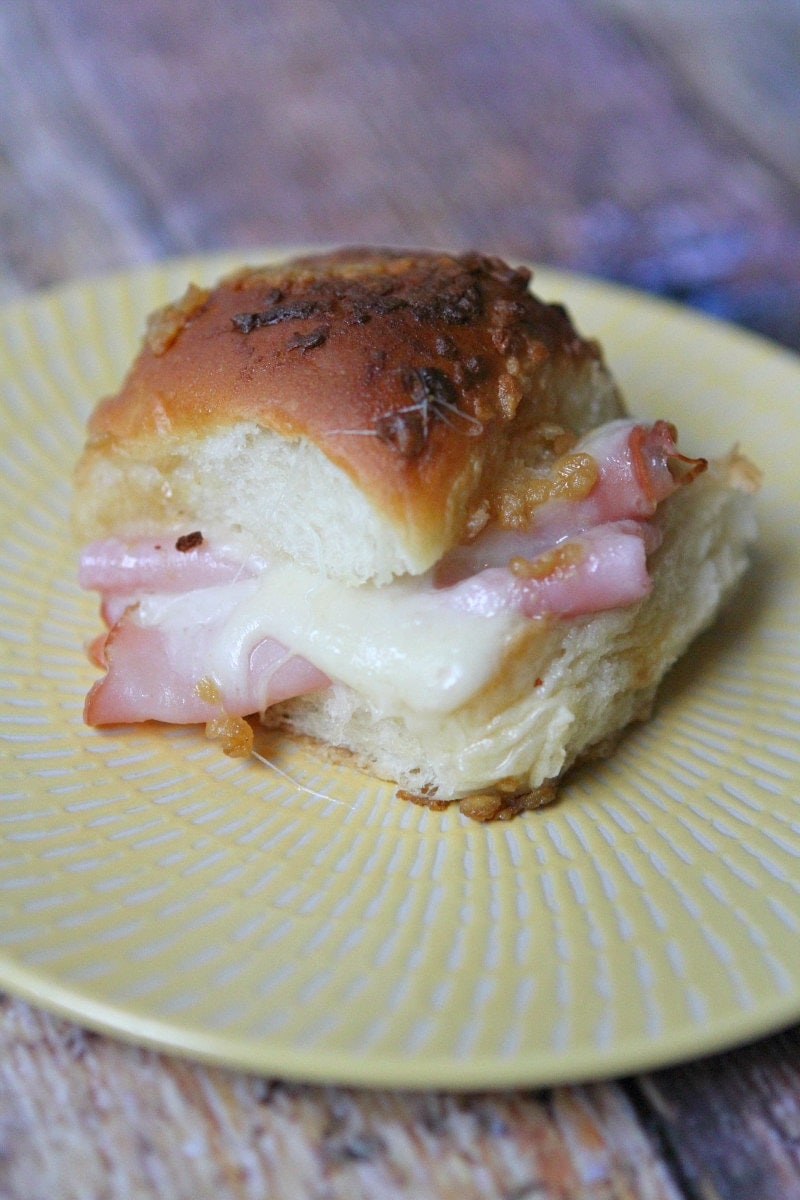 Baked Ham and Cheese Sliders