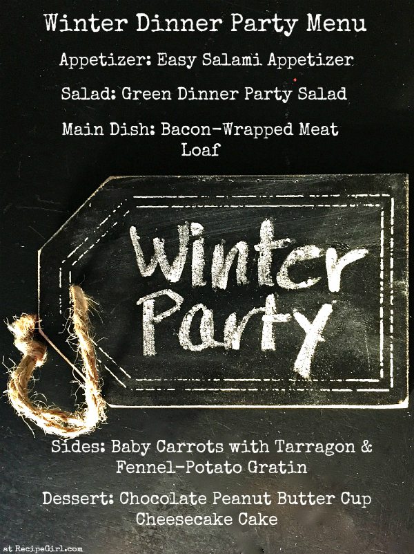 Winter Dinner Party Menu